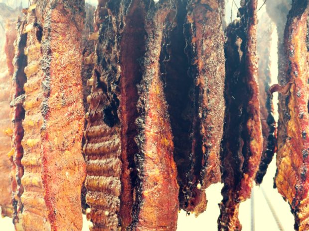 hanging ribs for auction dinner event